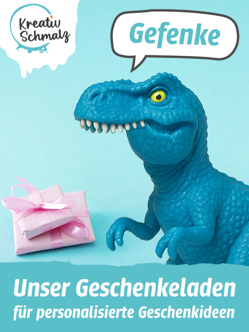 Geschenkeladen - Bild mit Dino